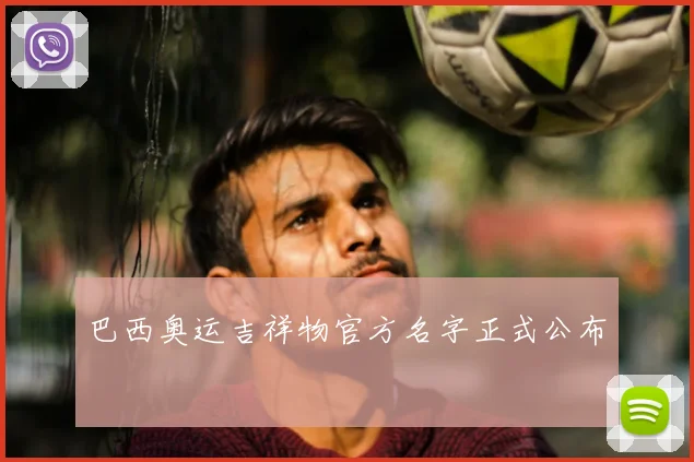 巴西奥运吉祥物官方名字正式公布